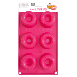 MOLDES DE SILICONE 3D SCRAPCOOKING - DONUTS