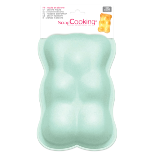 MOLDES DE SILICONE 3D SCRAPCOOKING - URSO "TEDDY"