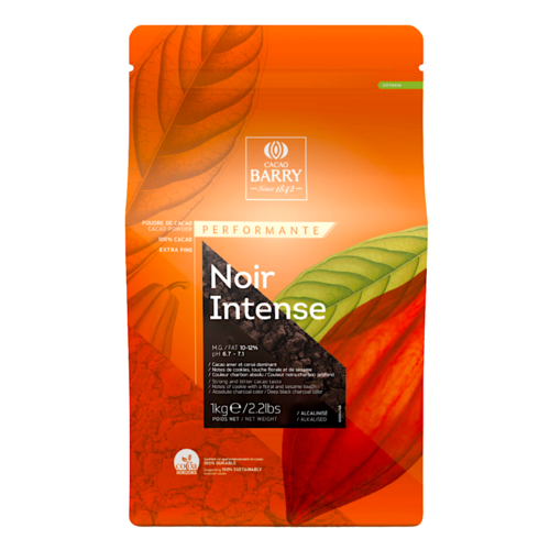 CACAU EM P (100 %) CACAO BARRY - "NOIR INTENSE" 1 KG