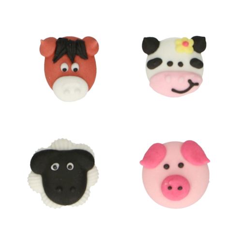 DECORAES EM ACAR FUNCAKES - ANIMAIS DA QUINTA