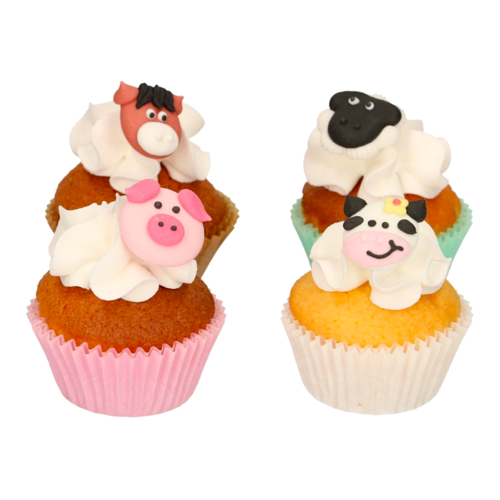 DECORAES EM ACAR FUNCAKES - ANIMAIS DA QUINTA