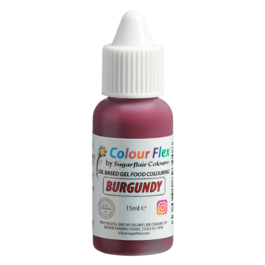 CORANTE LIPOSSOLVEL "COLOURFLEX" SUGARFLAIR - BURGUNDY / BURDEOS (15 ML)