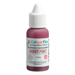 CORANTE LIPOSSOLVEL "COLOURFLEX" SUGARFLAIR - DUSKY PINK / ROSA ESCURO (15 ML)