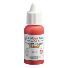 CORANTE LIPOSSOLÚVEL "COLOURFLEX" SUGARFLAIR - ORANGE / LARANJA (15 ML)