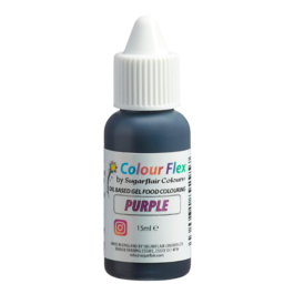 CORANTE LIPOSSOLVEL "COLOURFLEX" SUGARFLAIR - PURPLE / PURPURA (15 ML)