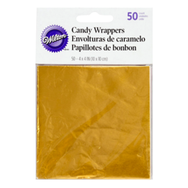 PAPEL METLICO DOURADO PARA REBUADOS - WILTON