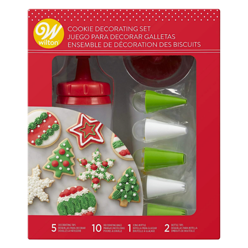 CONJUNTO DE DECORAÇÃO DE BISCOITOS DE NATAL WILTON - NATAL