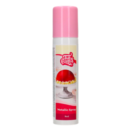 SPRAY METÁLICO FUNCAKES - RED (100 ML)