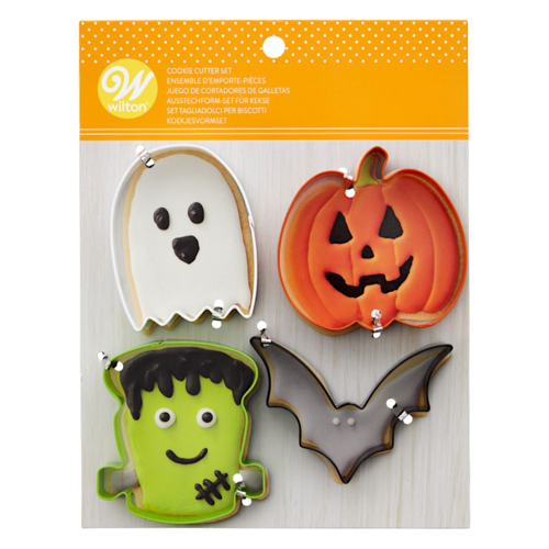 CONJUNTO DE CORTADORES WILTON - HALLOWEEN (4 U)