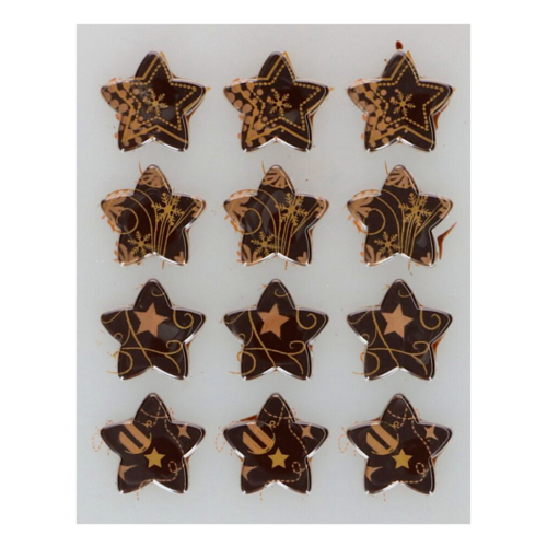 DECORAES DE CHOCOLATE FUNCAKES - ESTRELAS