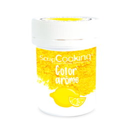 CORANTE EM PÓ E AROMATIZANTE SCRAPCOOKING - AMARELO / LIMÃO (10 G)