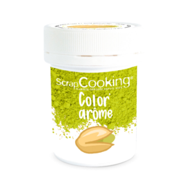 CORANTE EM PÓ E AROMATIZANTE SCRAPCOOKING - VERDE / PISTÁCHIO (10 G)