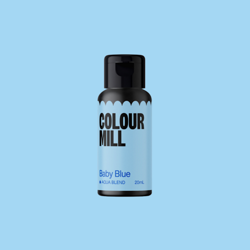 CORANTE EM GEL COLOUR MILL. - AZUL BEBE / BABY BLUE (20 ML)