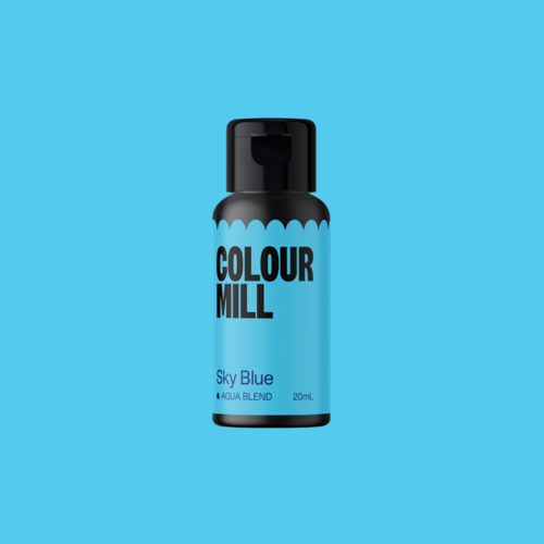 CORANTE EM GEL COLOUR MILL. - AZUL CEU / SKY BLUE (20 ML)