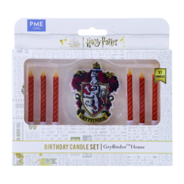 CONJUNTO DE VELAS DE ANIVERSÁRIO PME "HARRY POTTER" - GRYFFINDOR