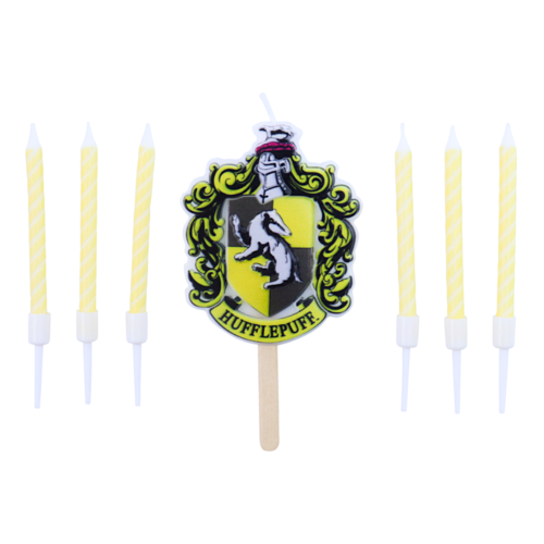 CONJUNTO DE VELAS DE ANIVERSÁRIO "HARRY POTTER" PME - HUFFLEPUFF