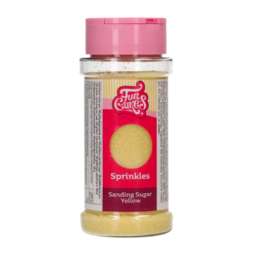 GRO FINO DE ACAR "SANDING SUGAR" FUNCAKES - AMARELO (80 G)