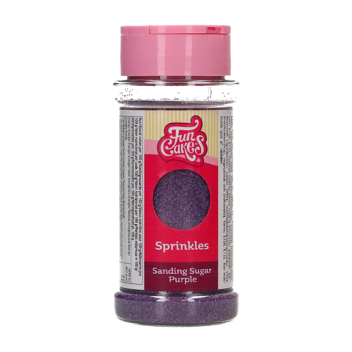 GRO FINO DE ACAR "SANDING SUGAR" FUNCAKES - PURPURA (80 G)