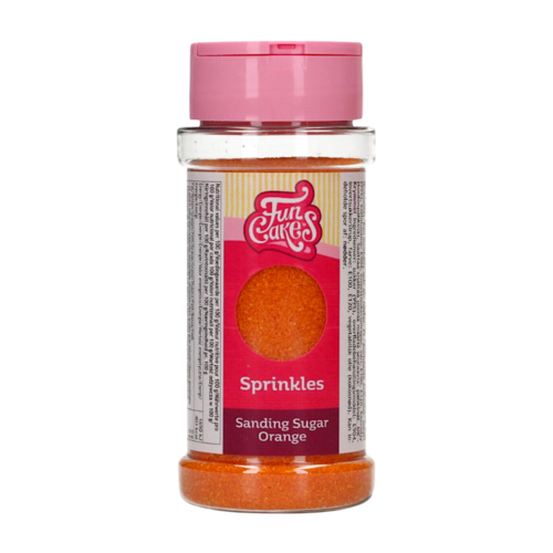 GRO FINO DE ACAR "SANDING SUGAR" FUNCAKES - LARANJA (80 G)