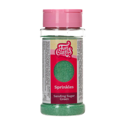 GRO FINO DE ACAR "SANDING SUGAR" FUNCAKES - VERDE (80 G)