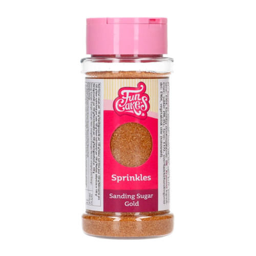 GRO FINO DE ACAR "SANDING SUGAR" FUNCAKES - OURO (80 G)