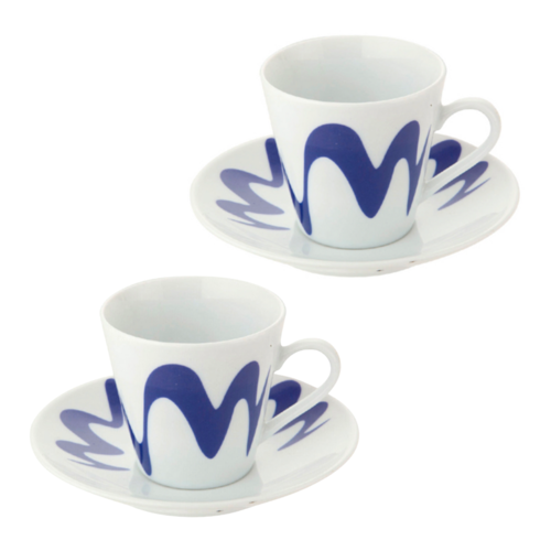 SET CAFETEIRA "PAPALINA" TOP MOKA - AZUL