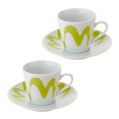 SET CAFETEIRA "PAPALINA" TOP MOKA - VERDE