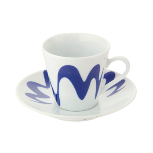 SET CAFETEIRA "MINI" TOP MOKA - AZUL (1 TAA)