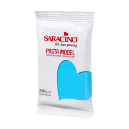 PASTA DE MODELAR SARACINO - AZUL CLARO 250 G