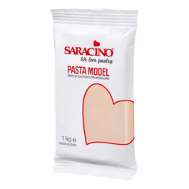 PASTA DE MODELAR SARACINO - BEIGE ROSA 1 KG