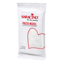 PASTA DE MODELAR SARACINO - BRANCO 1 KG