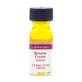 AROMA CONCENTRADO LORANN - CREME DE BANANA / BANANA CREME (3,7 ML)