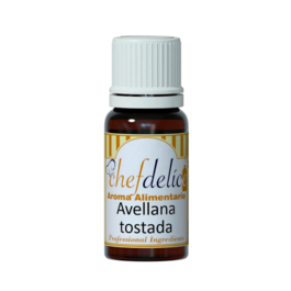 AROMA CONCENTRADO CHEFDELICE - AVELÃ TORRADA 10 ML