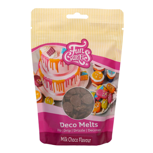 DECO MELTS FUNCAKES SABOR CHOCOLATE DE LEITE (250 G)