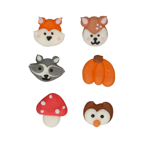 DECORAES EM ACAR FUNCAKES - ANIMAIS DA FLORESTA