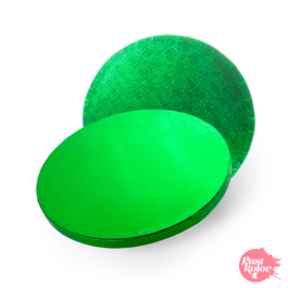 CAKE DRUM REDONDO VERDE - 25 CM  / 12 MM ESPESSURA