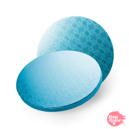 CAKE DRUM REDONDO AZUL - 25 CM  / 12 MM ESPESSURA