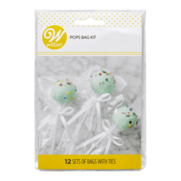 SACOS PARA CAKEPOPS WILTON (12 U)