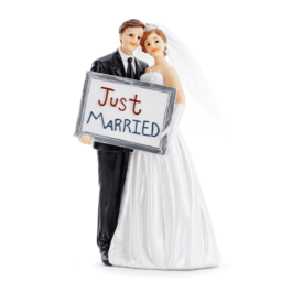 CAKE TOPPER PARTYDECO - JUST MARRIED.