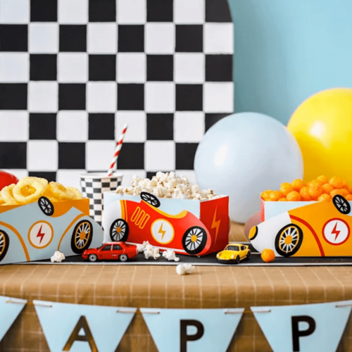 CAIXAS DE PAPEL PARTYDECO - CARROS