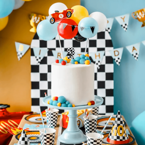 CAKE TOPPER DE BALES PARTYDECO - CARRO