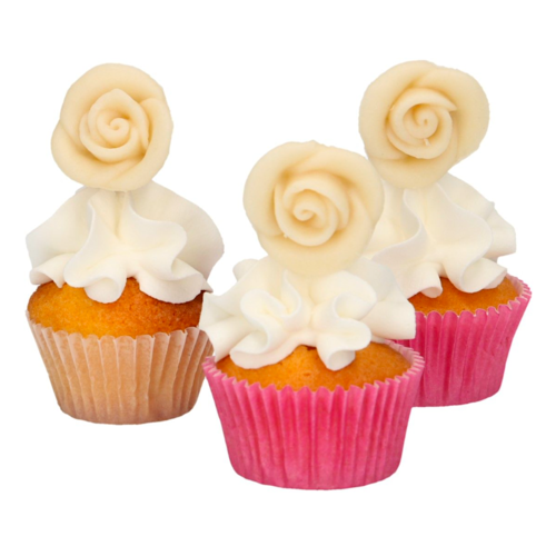 [P. CADUC.] DECORAES DE MAAPO FUNCAKES - ROSAS BRANCAS