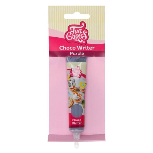 TUBO “CHOCO WRITER” FUNCAKES - PURPURA (25 G)