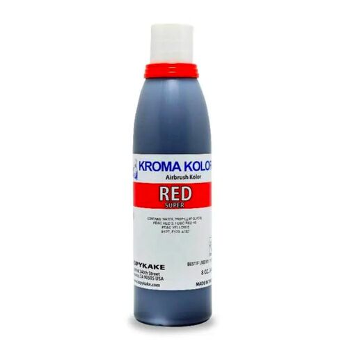 CORANTE PARA AERÓGRAFO “KROMA KOLOR” KOPYKAKE - VERMELHO (118 ML)