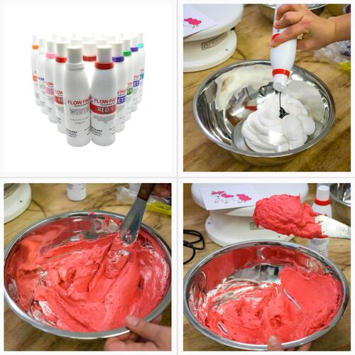 CORANTE EM GEL "FLOW PASTE" KOPYKAKE - ROSA (118 ML)