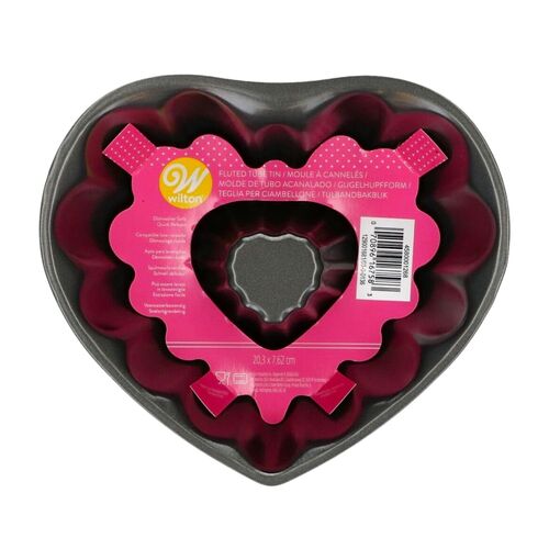 FORMA DE AÇO  "BUNDT" WILTON - CORAÇÃO (20 CM)