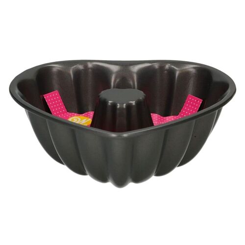 FORMA DE AÇO  "BUNDT" WILTON - CORAÇÃO (20 CM)