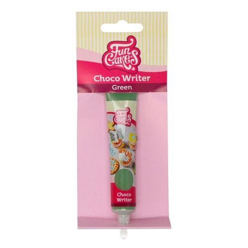 TUBO “CHOCO WRITER” FUNCAKES - VERDE (25 G)