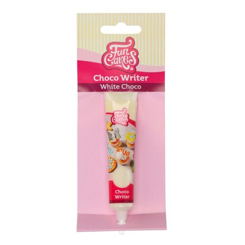 TUBO “CHOCO WRITER” FUNCAKES - CHOCOLATE BRANCO (25 G)