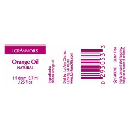 ÓLEO DE AROMA DE LORANN - LARANJA / ORANGE (3,7 ML)